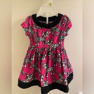6-12 month Gymboree Pink Corduroy Cat Dress